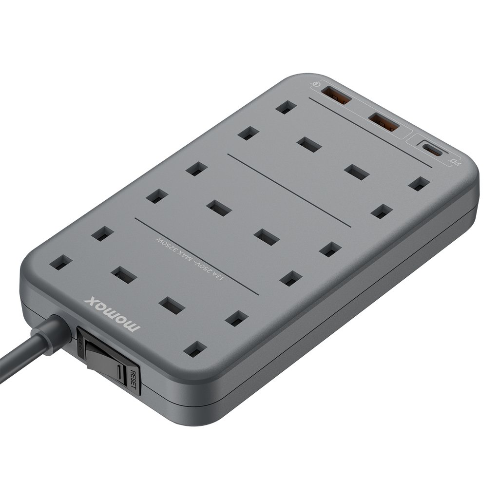 MOMAX ONEPLUG 6 OUTLET CUBE EXTENSION SOCKET WITH US MOMAX ONEPLUG 6 OUTLET CUBE EXTENSION SOCKET WITH US