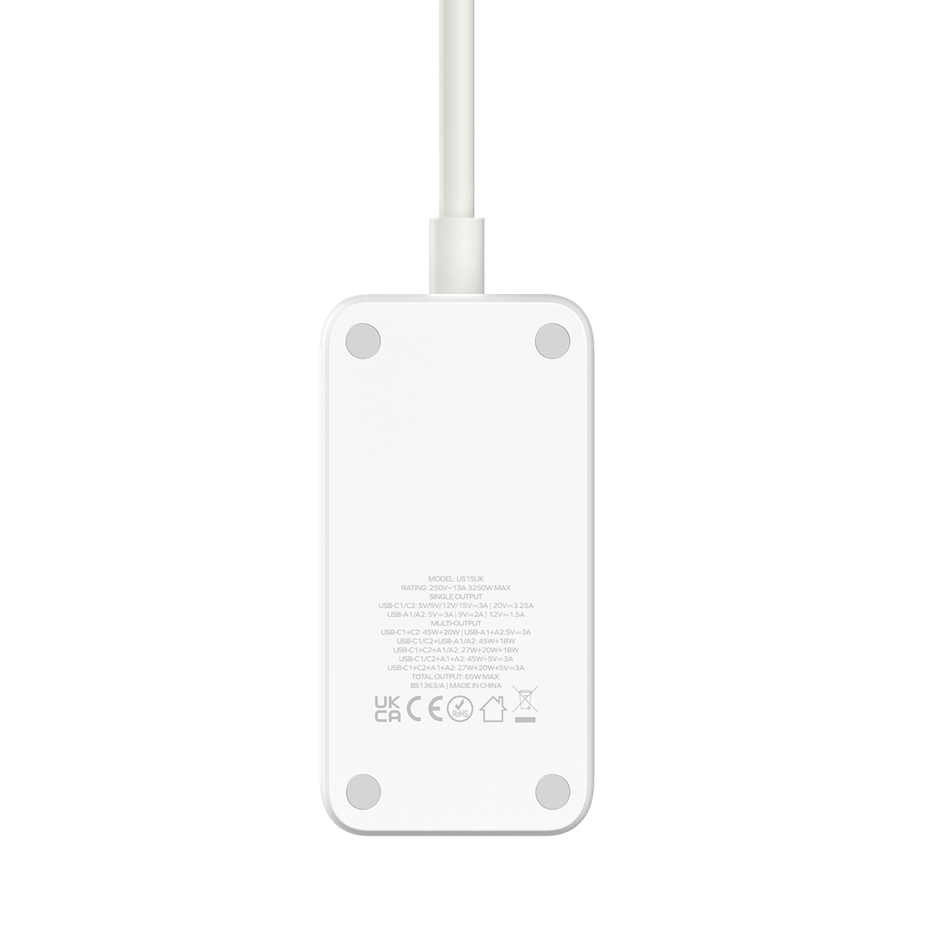 MOMAX ONEPLUG 65W GAN EXTENSION CORD WITH USB - ALAMAT