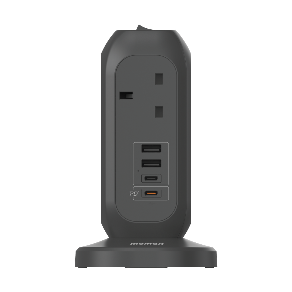 MOMAX ONEPLUG 7-OUTLET POWER STRIP WITH USB MOMAX ONEPLUG 7-OUTLET POWER STRIP WITH USB