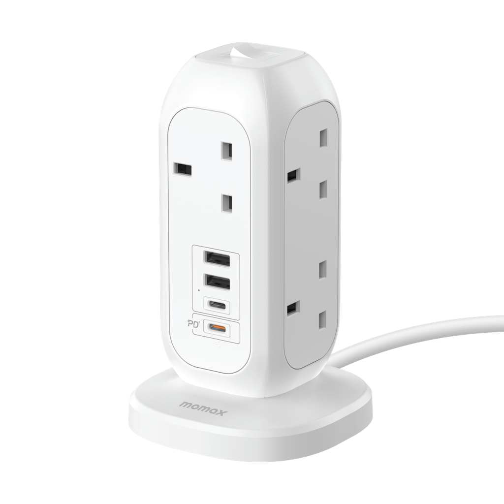 MOMAX ONEPLUG 7-OUTLET POWER STRIP WITH USB MOMAX ONEPLUG 7-OUTLET POWER STRIP WITH USB