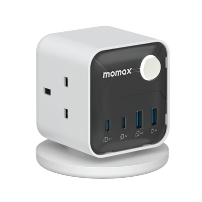 MOMAX 1-CHARGE WORK FLOW 3-OUTLET POWER CUBE WITH USB - Best Buy Tech