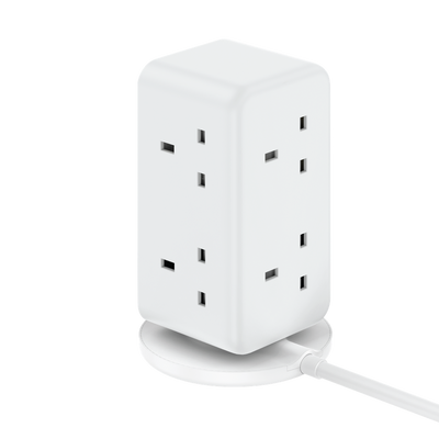 Momax 1-charge Work Flow 6-outlet Digital Display Power Tower With Usb