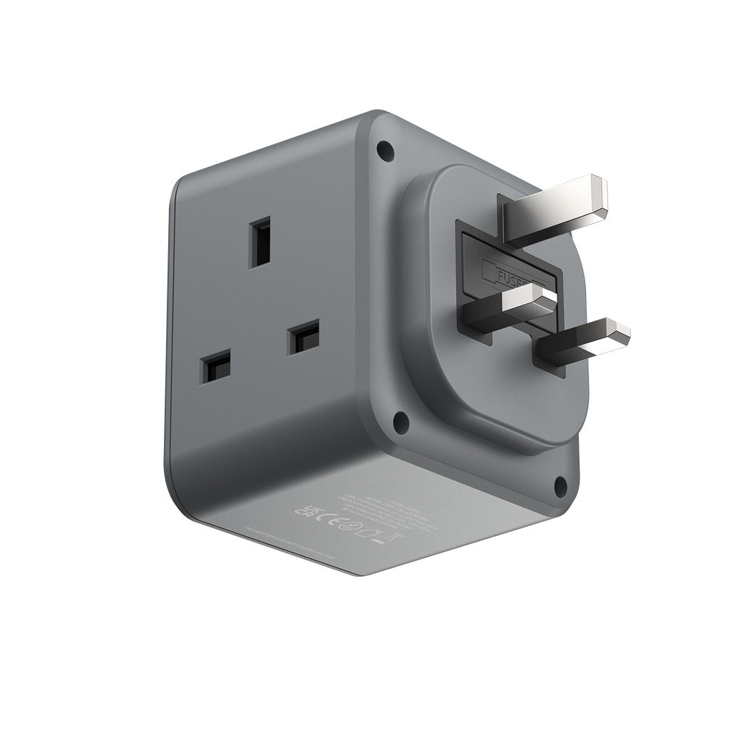 MOMAX ONEPLUG 3 OUTLET CUBE EXTENSION SOCKET WITH USB MOMAX ONEPLUG 3 OUTLET CUBE EXTENSION SOCKET WITH USB