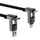 Rolling Square InCharge®6 Moon 1.5m 6 in 1 Charging Cable 1.5M Mercury Gray - ALAMAT