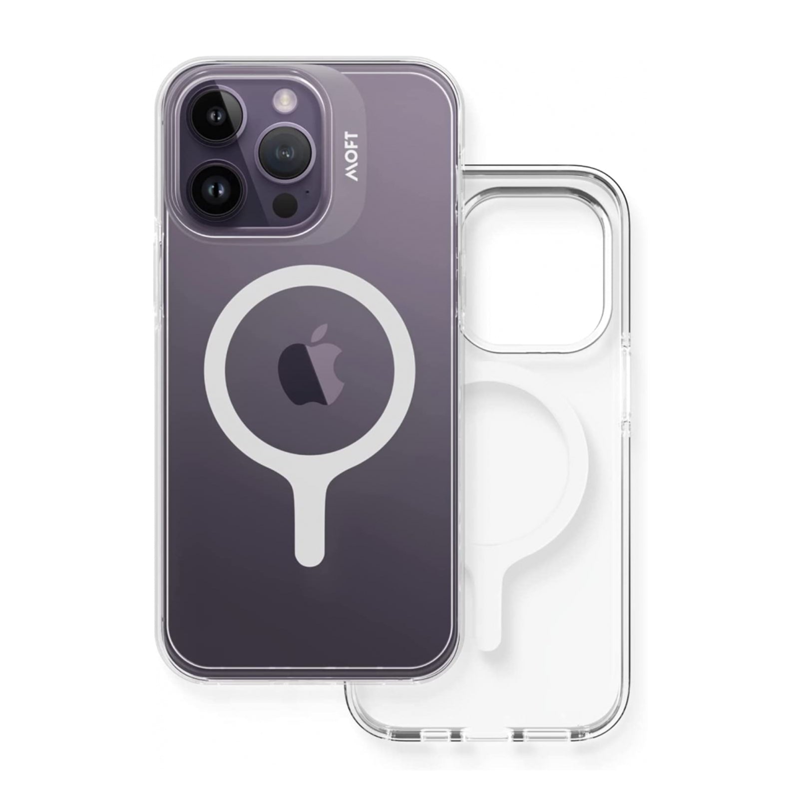 Moft iPhone 14 Series Magnetic anti-drop mobile phone protective case - Clear Moft iPhone 14 Series Magnetic anti-drop mobile phone protective case - Clear