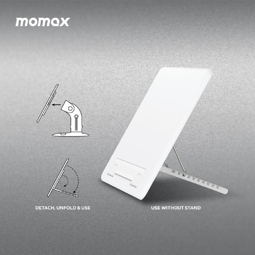 MOMAX MULTI-STAND ADJUSTABLE READING STAND FOR LAPTOPS & TABLETS MOMAX MULTI-STAND ADJUSTABLE READING STAND FOR LAPTOPS & TABLETS