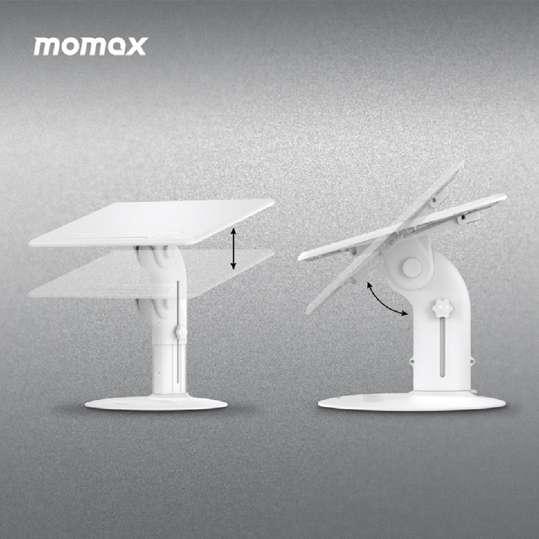 MOMAX MULTI-STAND ADJUSTABLE READING STAND FOR LAPTOPS & TABLETS MOMAX MULTI-STAND ADJUSTABLE READING STAND FOR LAPTOPS & TABLETS