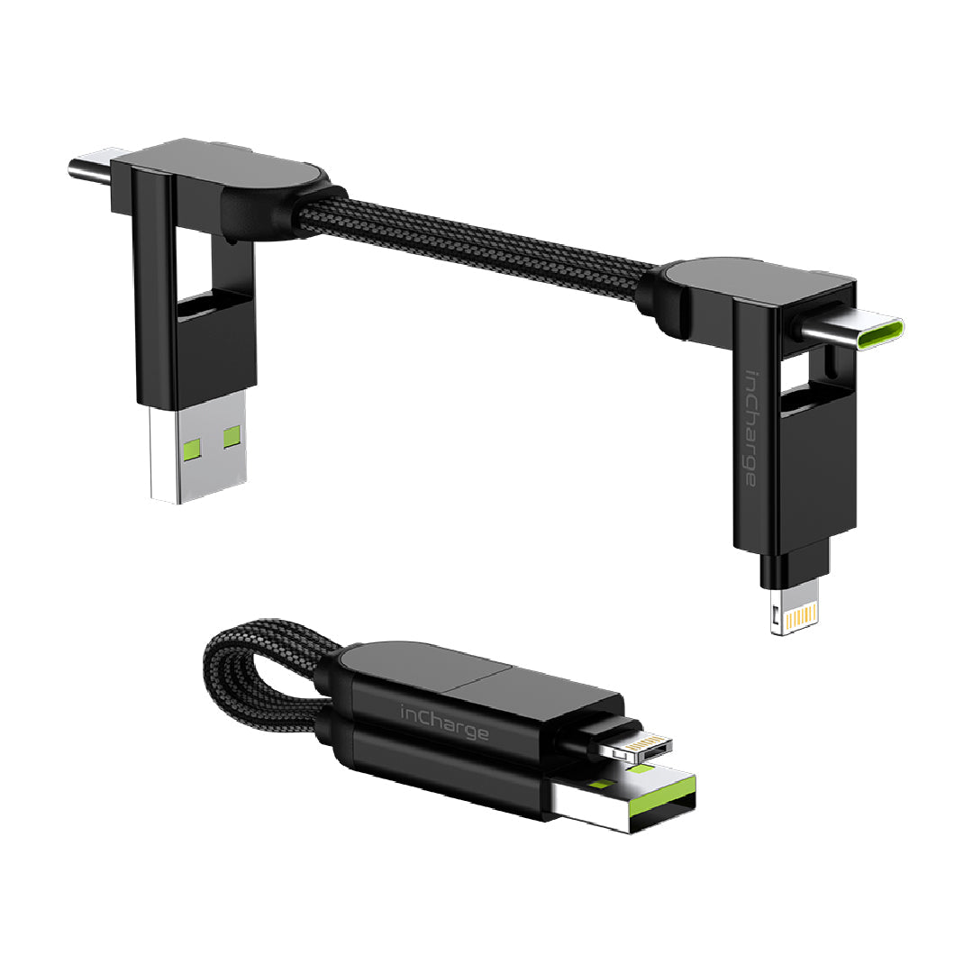 Rolling Square InCharge X 100W 6 in 1 Charging Cable 0.25ft Rolling Square InCharge X 100W 6 in 1 Charging Cable 0.25ft