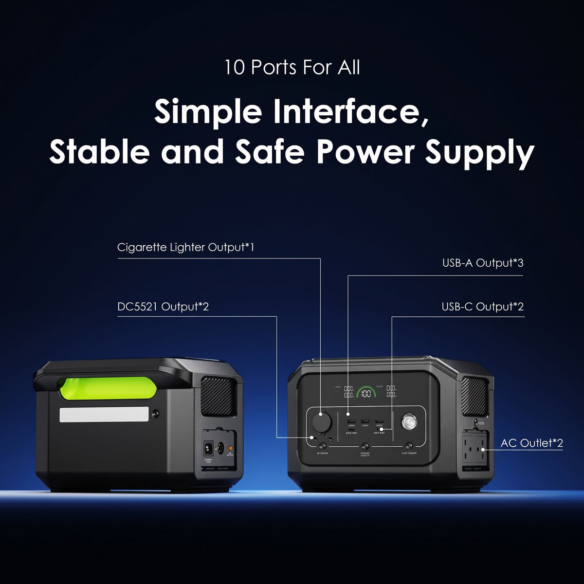 Oraimo 600W Power Station with Multiple Charging Ports