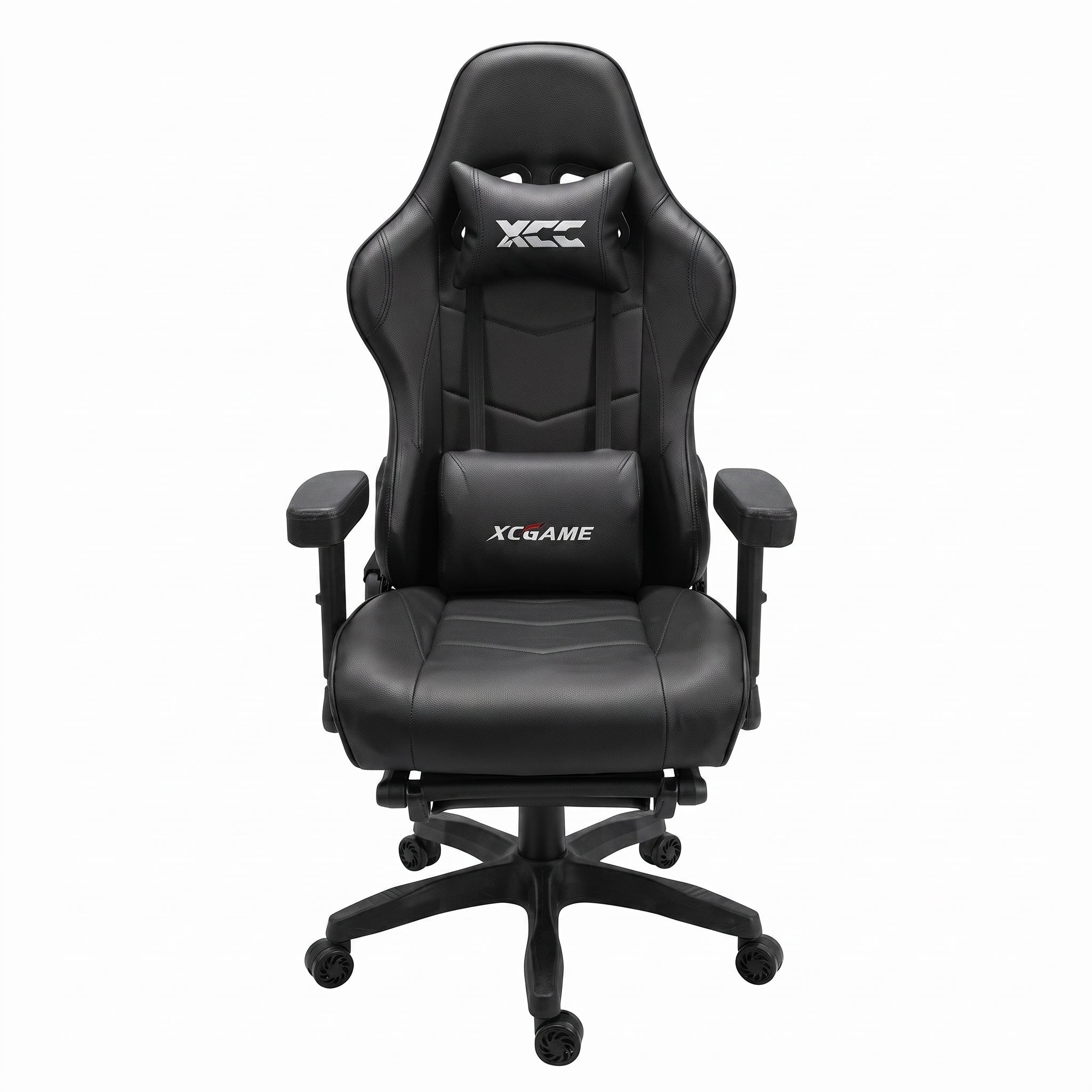 XC-Game Gaming Chair With Footrest Black - www.bestbuytec.com