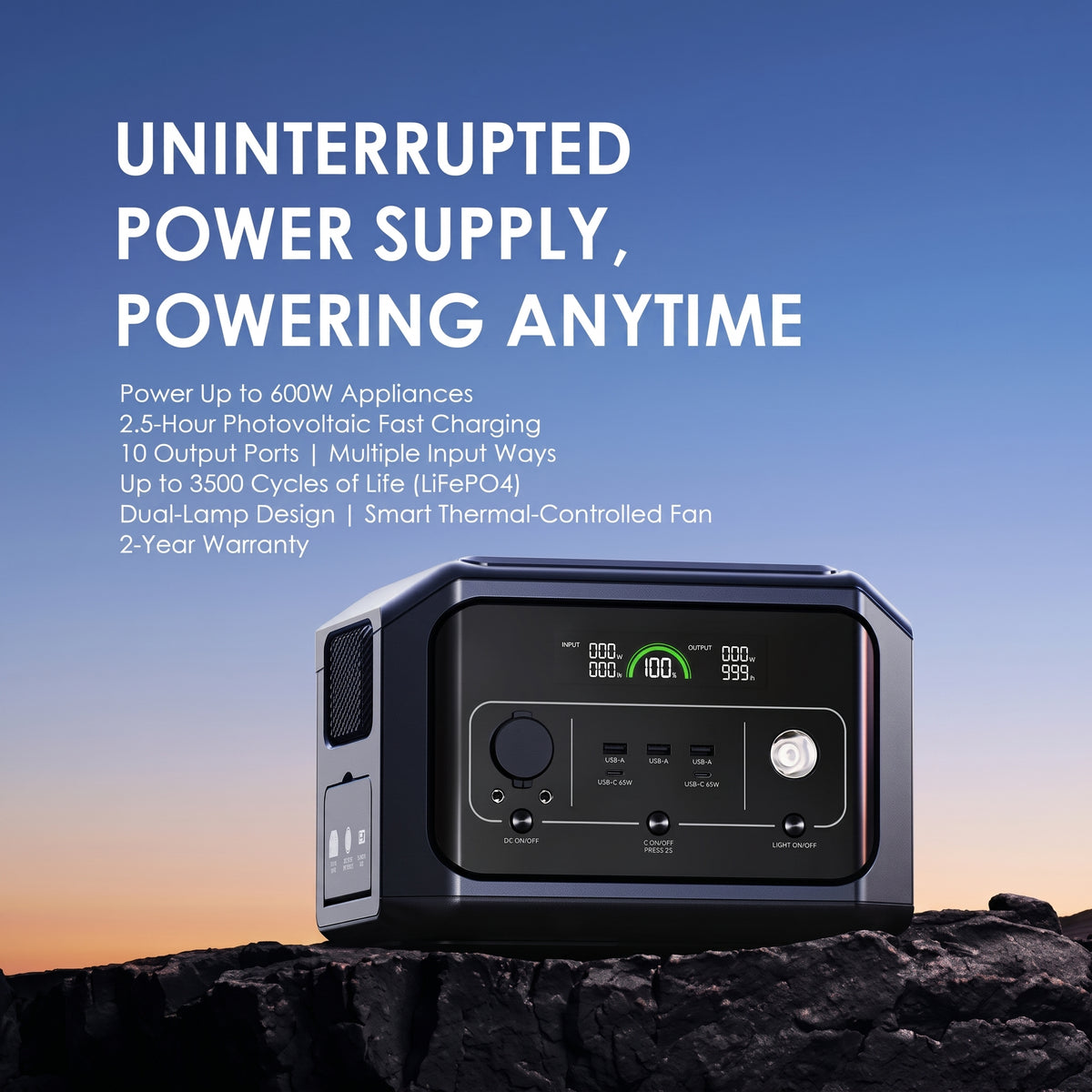 Oraimo OPS-5601 448Wh Portable Power Station