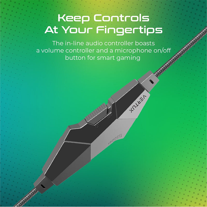 Vertux Malaga Amplified Stereo Wired Gaming Headset alamat.me