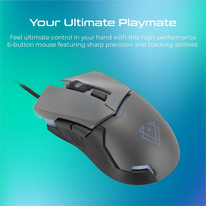 Vertux Dominator Quick Response Ergonomic Gaming Mouse alamat.me