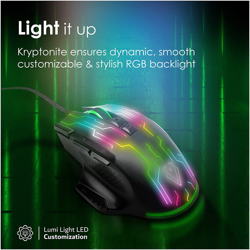 Vertux Kryptonite Quick Performance Wired Gaming Mouse alamat.me