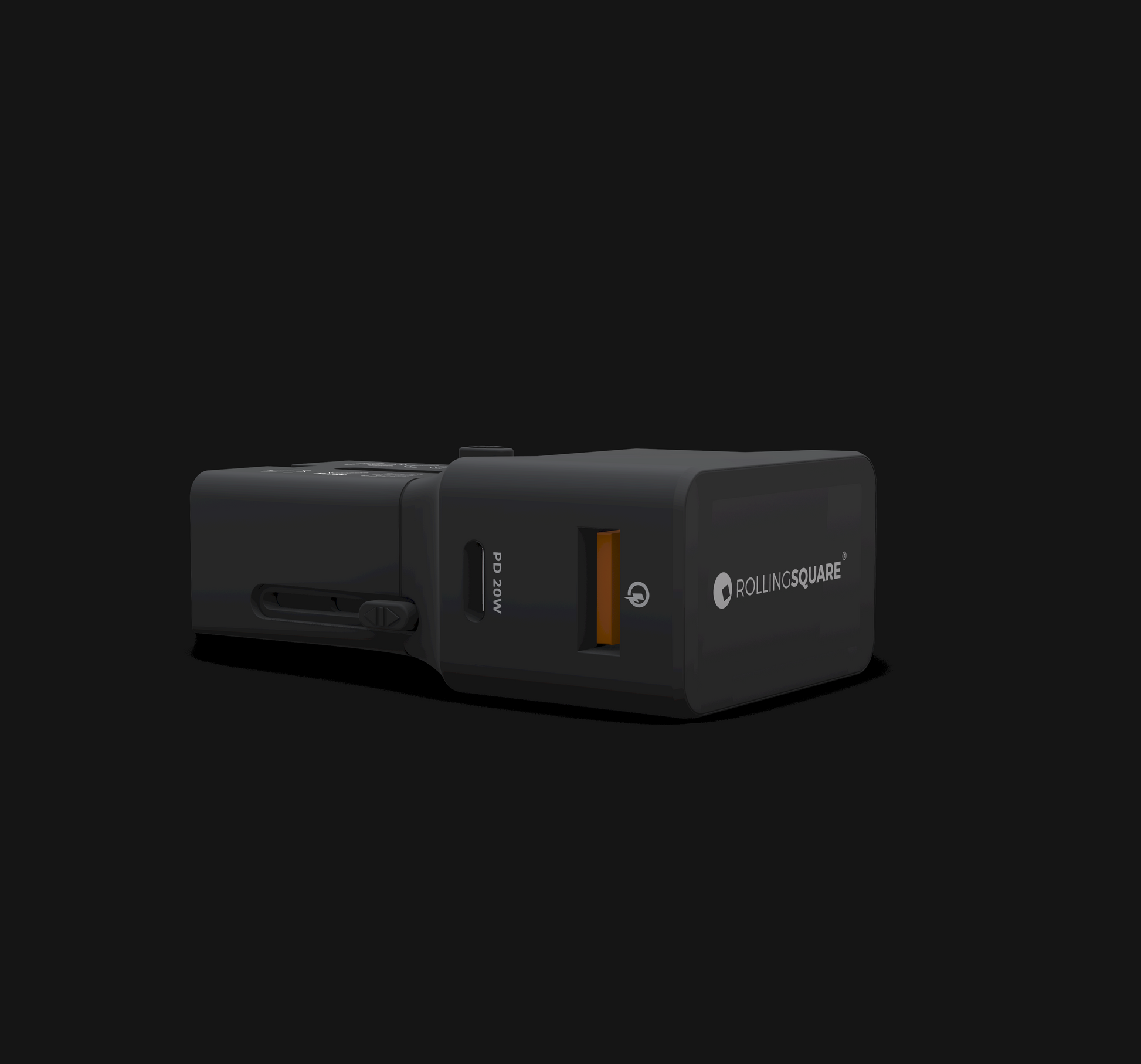 Rolling Square - Pocket Travel Adapter Rolling Square - Pocket Travel Adapter