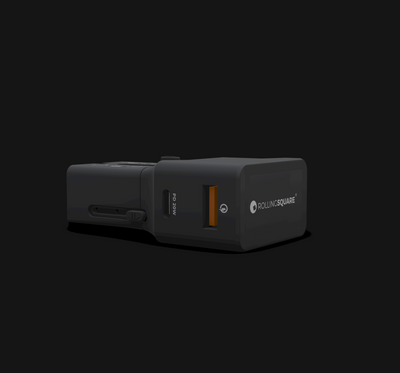 Rolling Square - Pocket Travel Adapter - ALAMAT