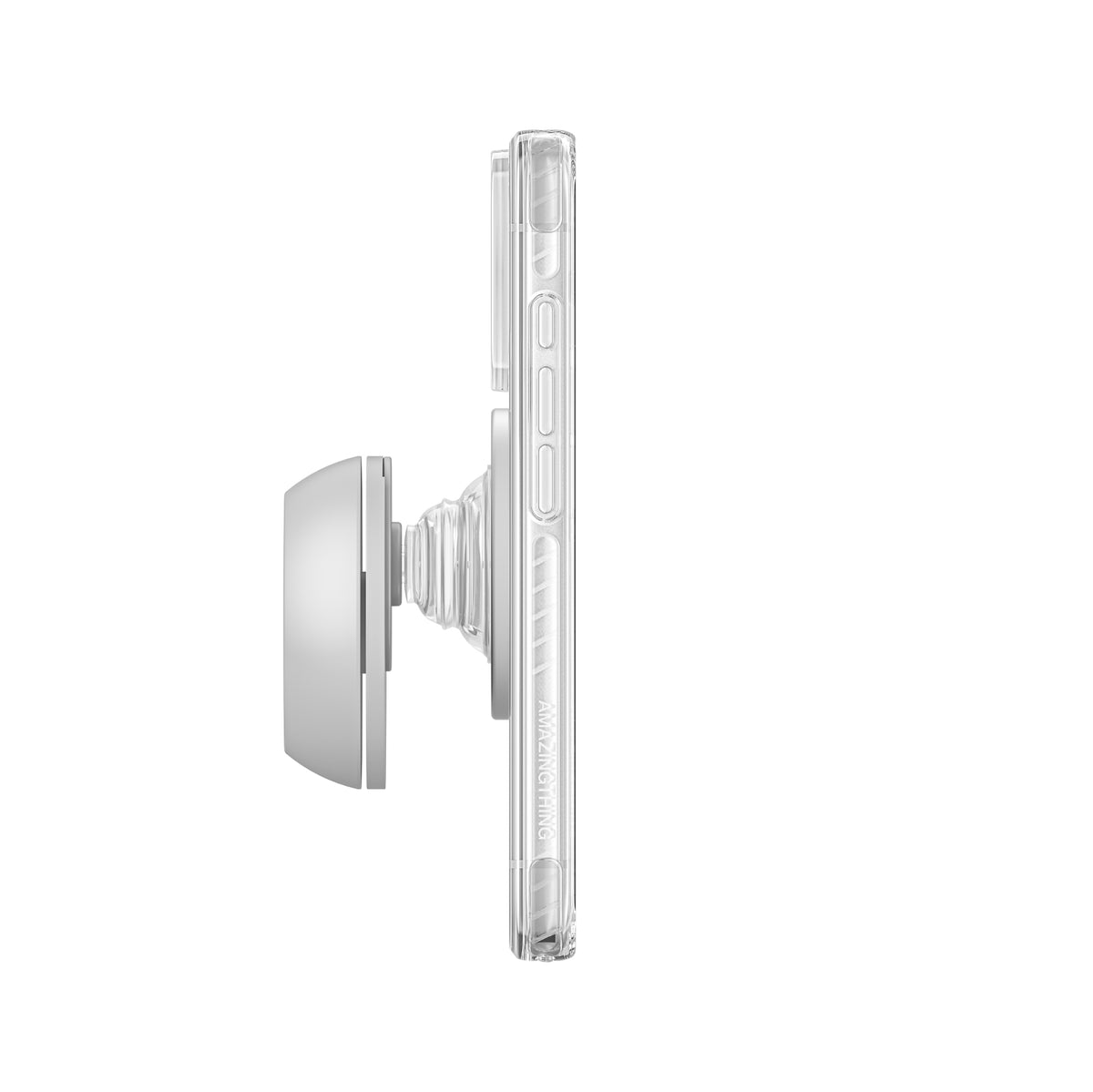 Amazingthing Minimal Mag Earphone Set Case for iPhone 18 Pro Max Clear