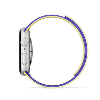 Moft Duo Snap Apple Watch Band Panna Cotta + Purple | 42mm