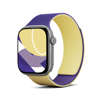 Moft Duo Snap Apple Watch Band Panna Cotta + Purple | 46mm
