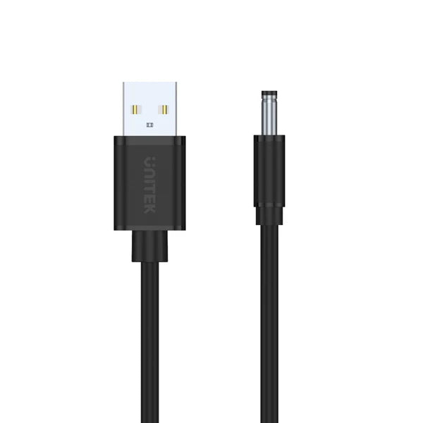 Unitek 1M USB to DC 3.5 Power Cord Support 5V-3A power input Unitek 1M USB to DC 3.5 Power Cord Support 5V-3A power input