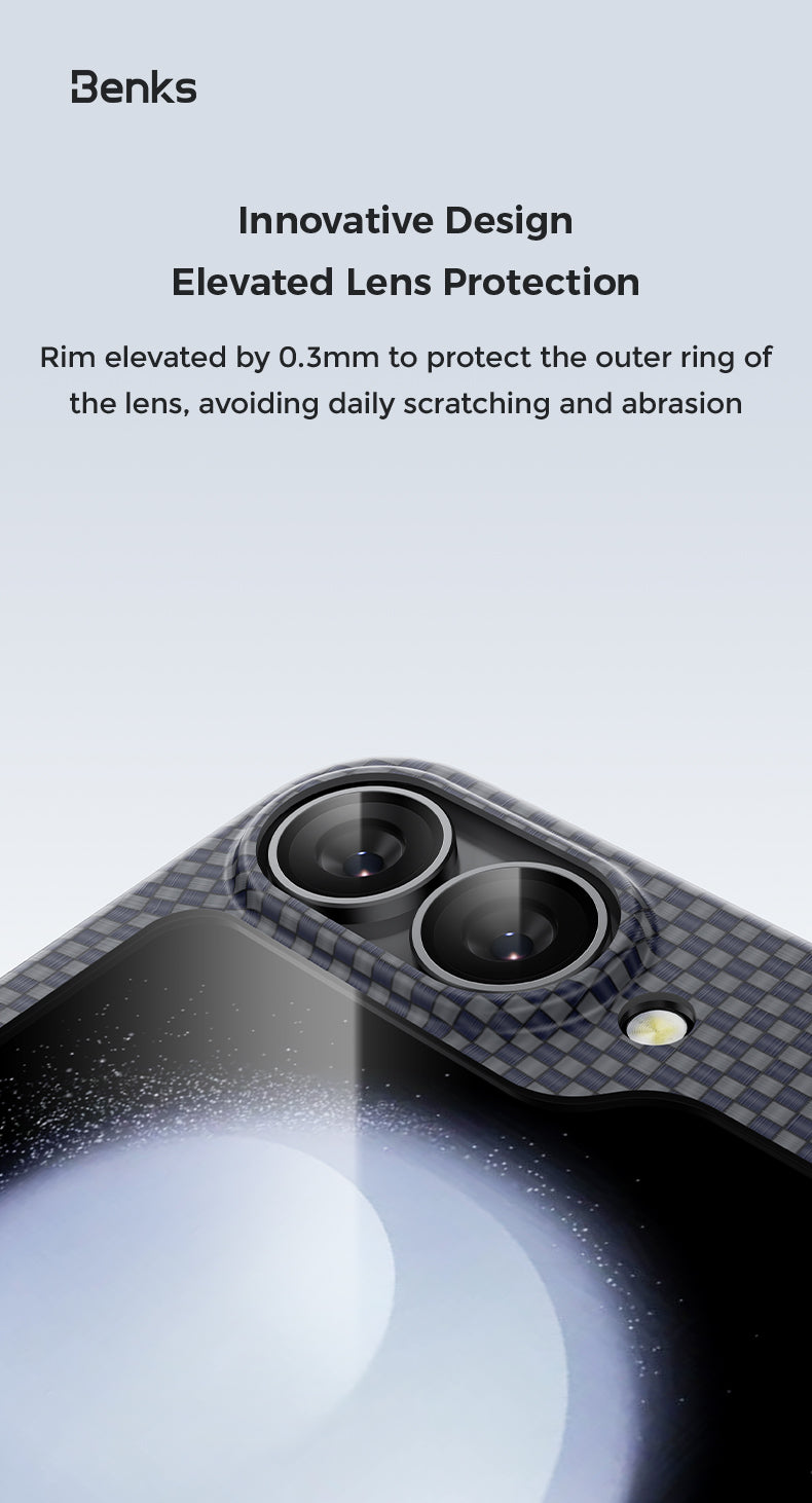 Benks Aurora ArmorAir Case built with Kevlar® for Samsung Z Flip 6 - Best Buy Tech