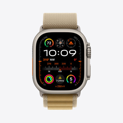 Apple Watch Ultra 2 GPS + Cellular | 49mm | Natural Titanium | Alpine Loop | Tan - Best Buy Tech