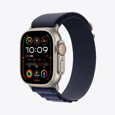 Apple Watch Ultra 2 GPS + Cellular | 49mm | Natural Titanium | Alpine Loop | Navy - Best Buy Tech