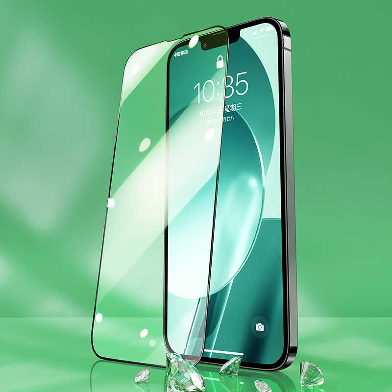 Apple iPhone 13 Pro Max Benks V Pro Green Light Screen Protector Colorless