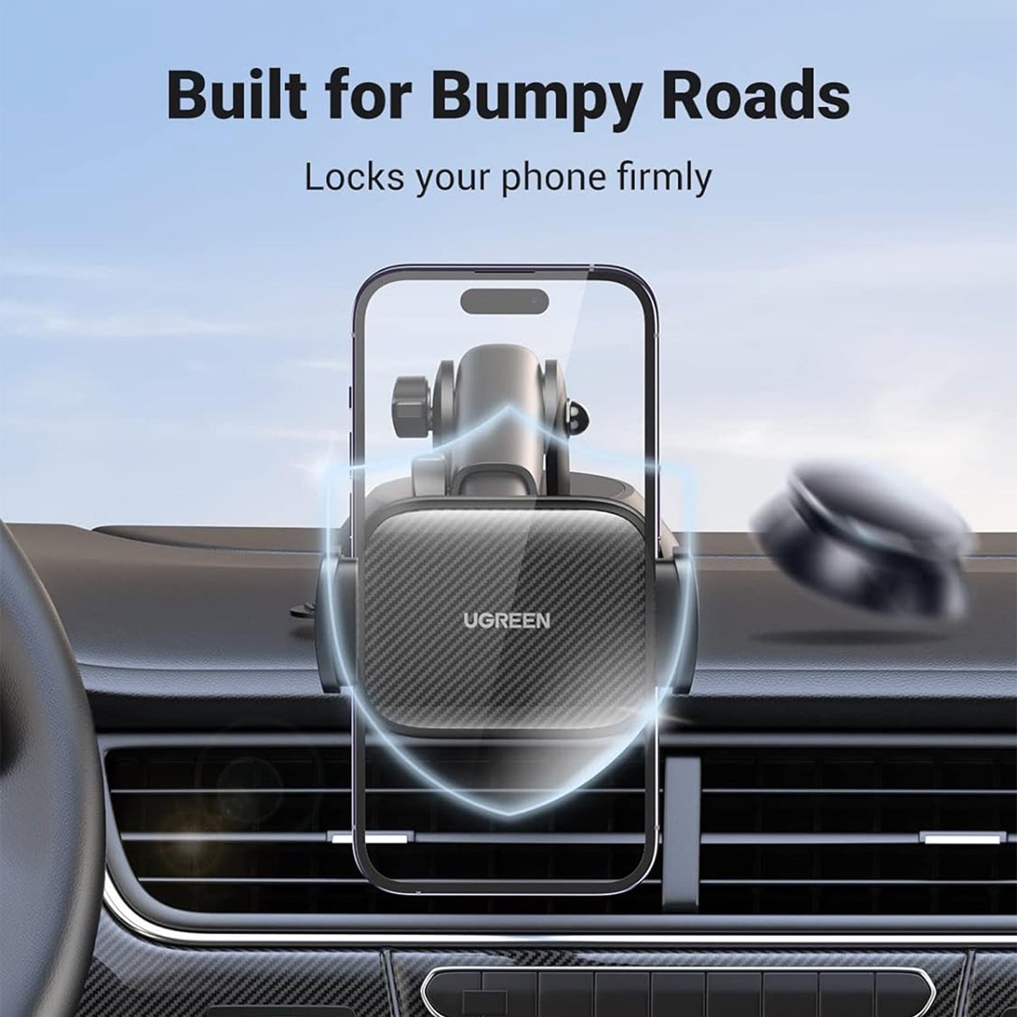 UGREEN Gravity Phone Holder with Suction Cup - ALAMAT