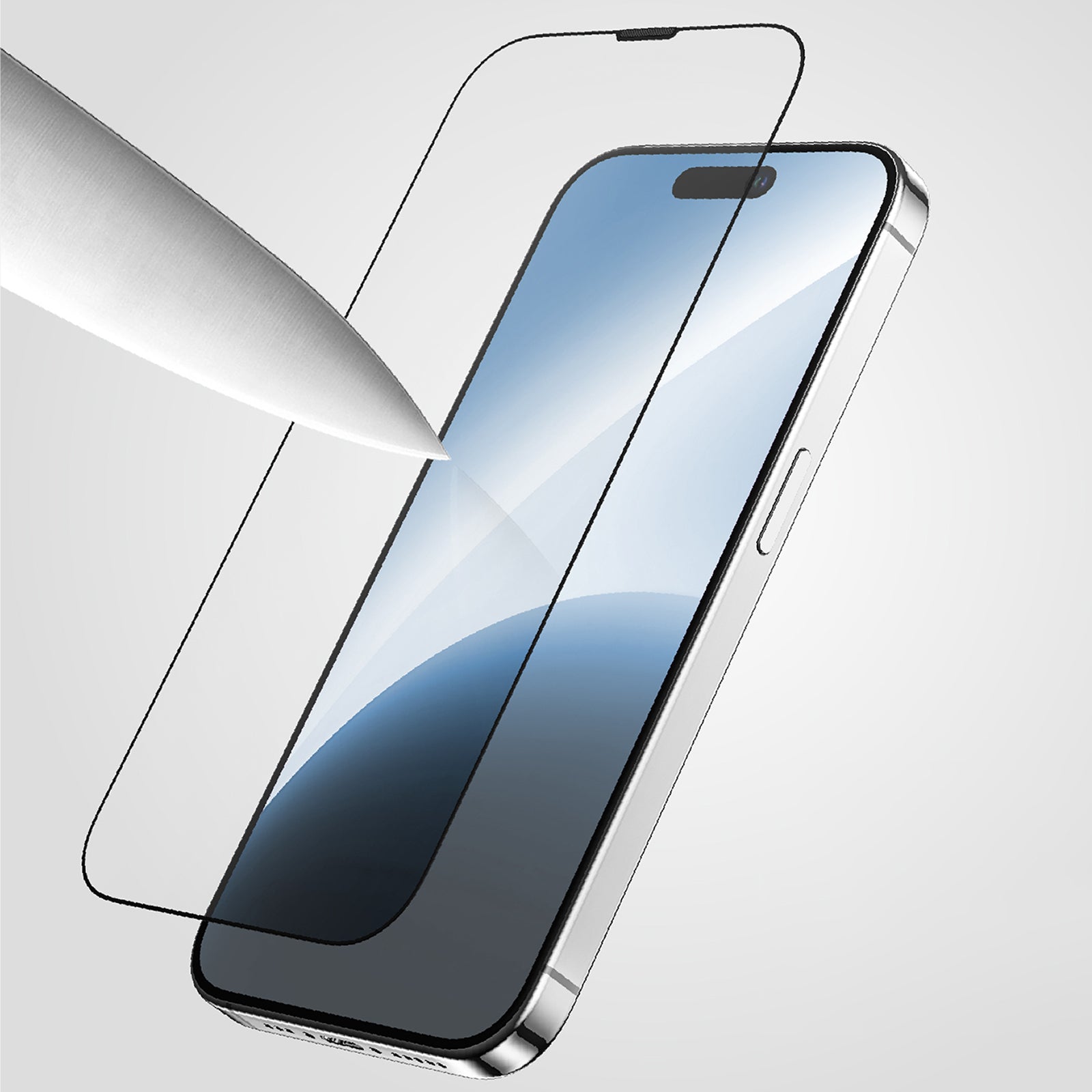 AMAZING THING IPHONE 15 SERIES 2023 2.75D FULLY COVERED  DUST FILTER TITAN GLASS - ALAMAT
