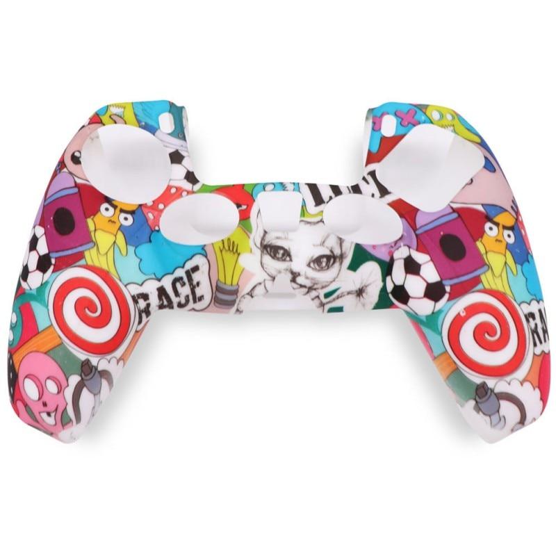 Soft Silicone Protective Cover For Ps5 Controller -  Multicolor