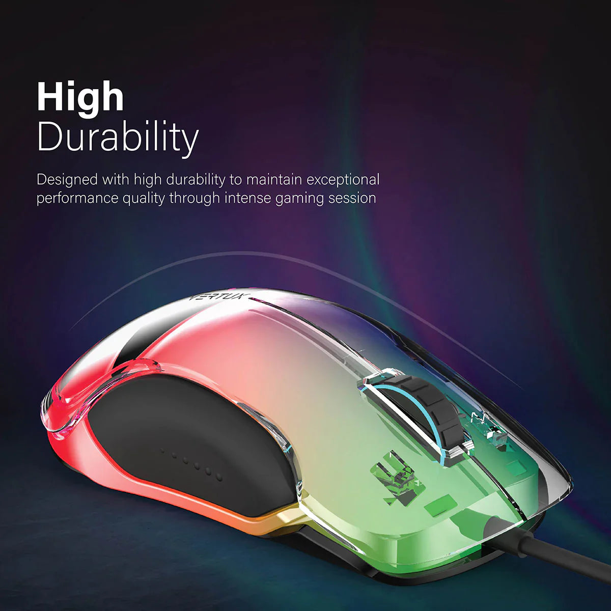 Vertux Phoenix Extreme Performance Professional Gaming LumiFlux Mouse - ALAMAT
