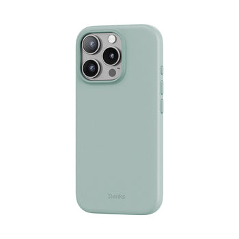 Benks Magnetic Vita Pro Silicone Case for iPhone 16 Pro green