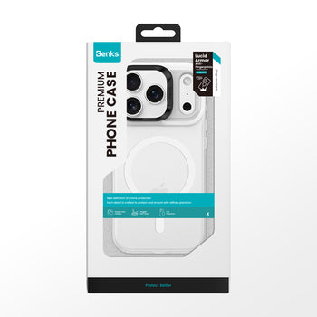 Benks Magnetic Lucid Armor Case for iPhone 17 Air white