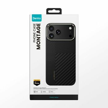 Benks Montage Magnetic Armor Air Kevlar Case for iPhone 17 black