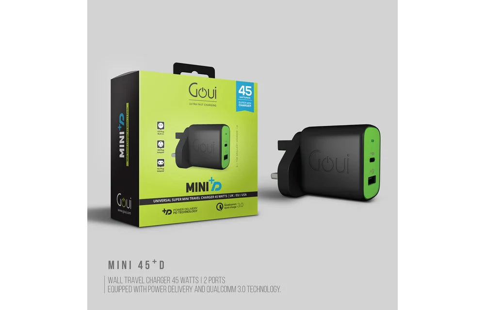 Goui Mini 45 - Wall Travel Charger 45 Watts Goui Mini 45 - Wall Travel Charger 45 Watts