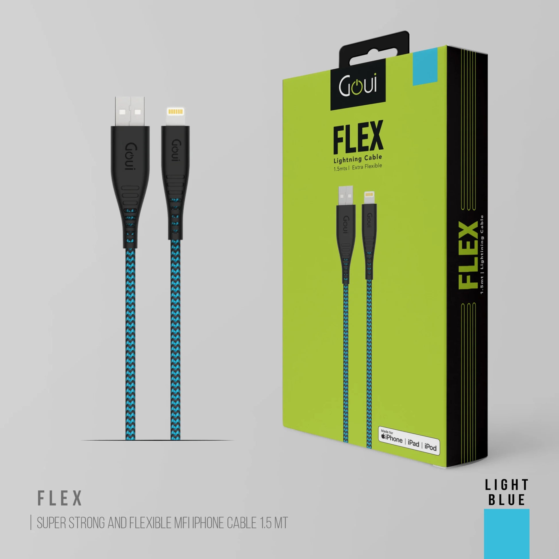 GOUI FLEX 8PIN USB CABLE 1.5 MTR GOUI FLEX 8PIN USB CABLE 1.5 MTR
