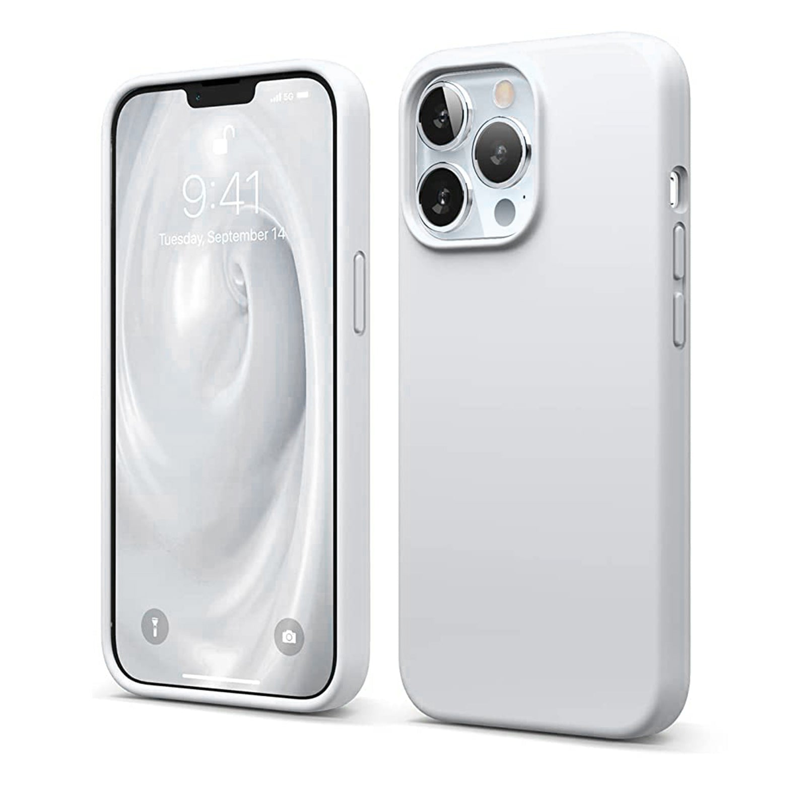 UGREEN Silky Silicone Protective Case for iPhone 13 Pro - White UGREEN Silky Silicone Protective Case for iPhone 13 Pro - White