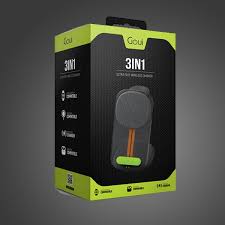 Goui 3 In 1 Ultra -Fast Wireless Charger - Black Goui 3 In 1 Ultra -Fast Wireless Charger - Black