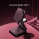 Momax 1-CHARGE Q.Port² Qi2.2  3-in-1 Magnetic Wireless Charging Station UK - Dusky Cherry