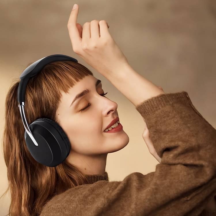 Pawa Thunk Overear Wireless Stereo Headphone HiFi Sound Quality - Midnight Black