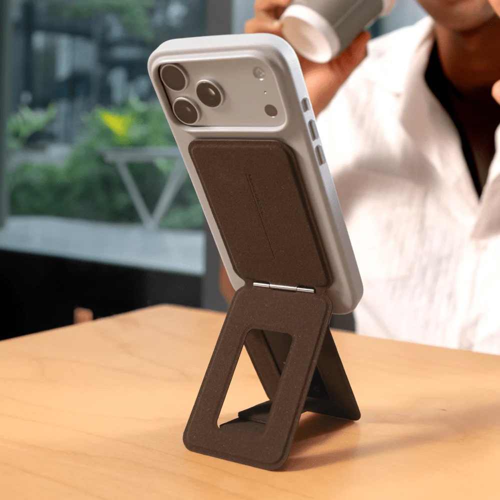 Moft Snap Phone Tripod Crafted from MOVAS™-E Coffee Bio-Leather