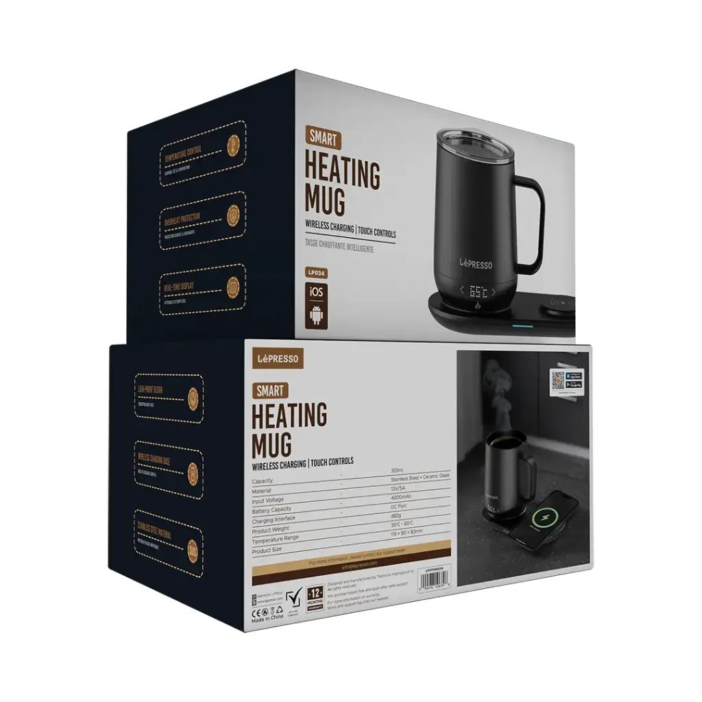 LePresso Temperature-Control Smart Mug for Coffee and Tea