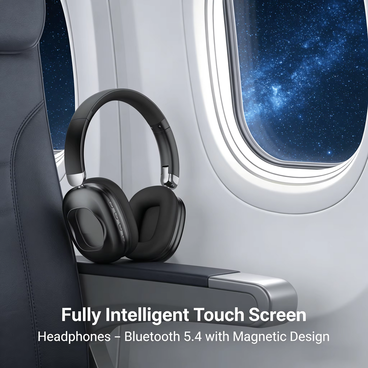 620BT Headphones with Magnetic Display and TF Card Playback
