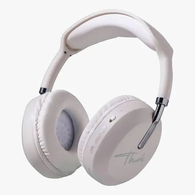 Pawa Thunk Overear Wireless Stereo Headphone HiFi Sound Quality - Off White