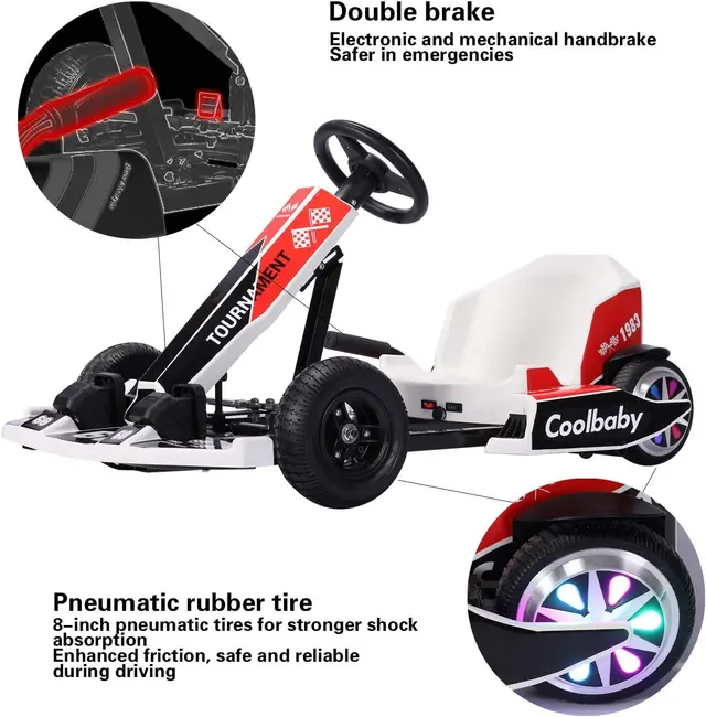 Go Kart  Electric Drift Car For Kids