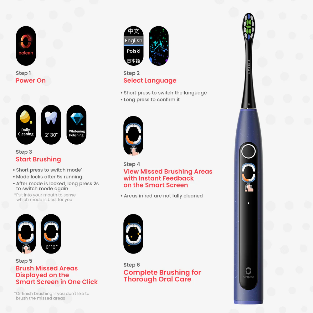 Oclean X Lite Sonic Electric Toothbrush
