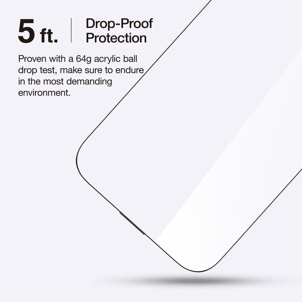 فلتر غبار شفاف من التيتانيوم لهاتف آيفون 16 برو ماكس 2.75d مغطى بالكامل