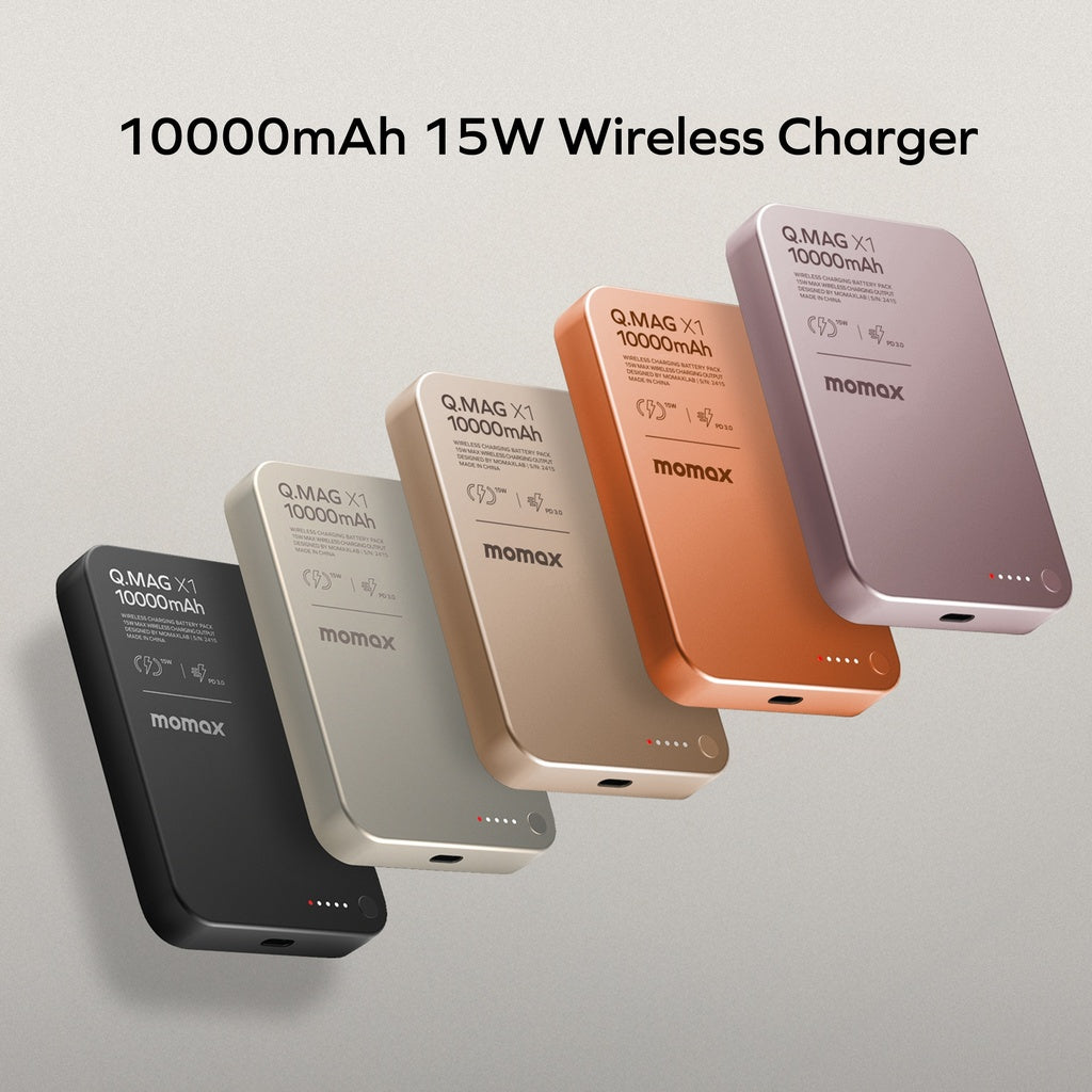 Momax Q.mag X1 10000mah Gen2 15w Magsafe Wireless Power Bank