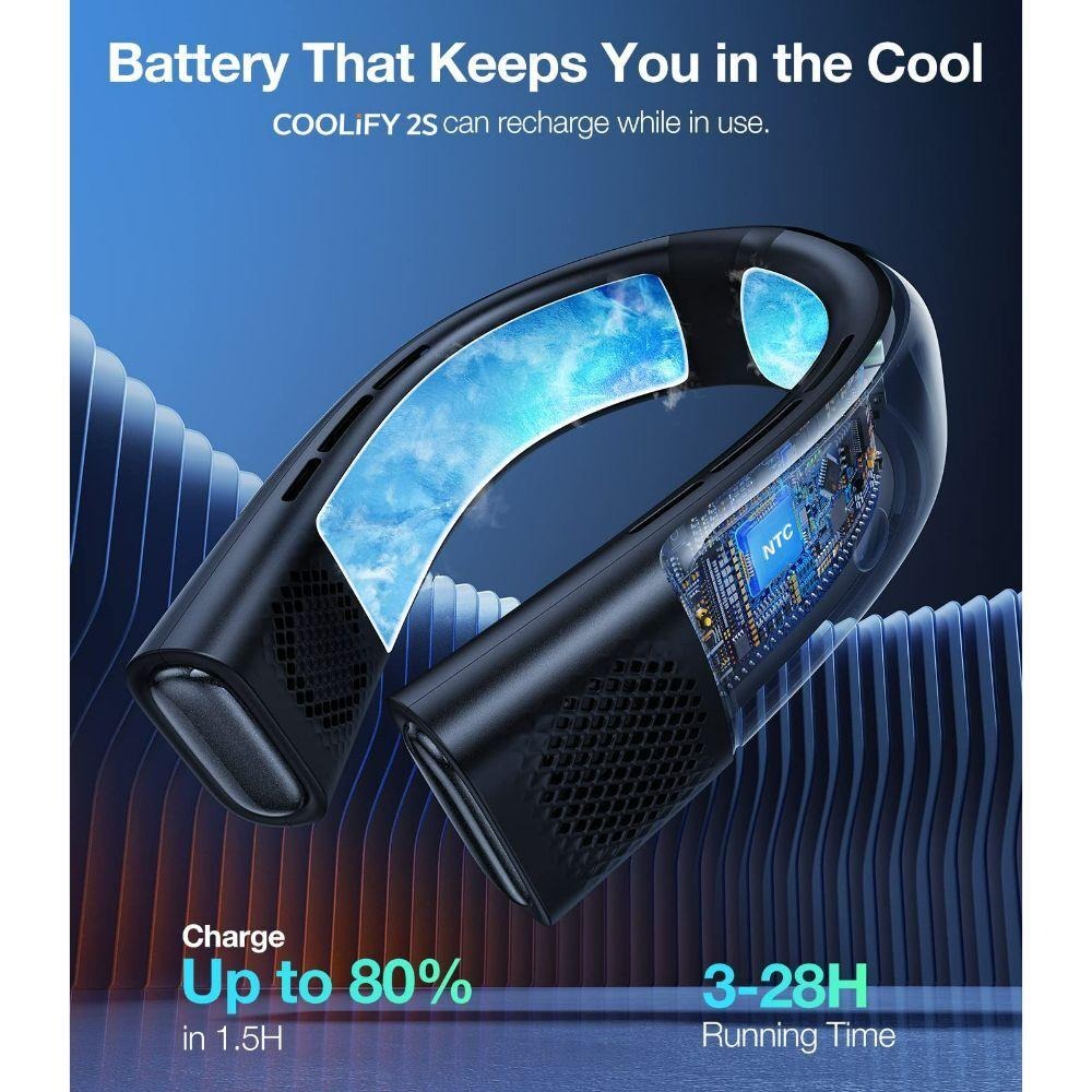 Torras COOLIFY 2S Neck Air Conditioner Black